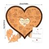 Customizable Wood Heart Puzzle Desktop Decors for 1Year/3rd Year Anniversary Room Decors and Memory Gift for Him or Her