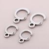 2Pcs Heavy Duty Stainless Steel Key Ring Spring Snap Hook Carabiner for Outdoor Sports Backpack