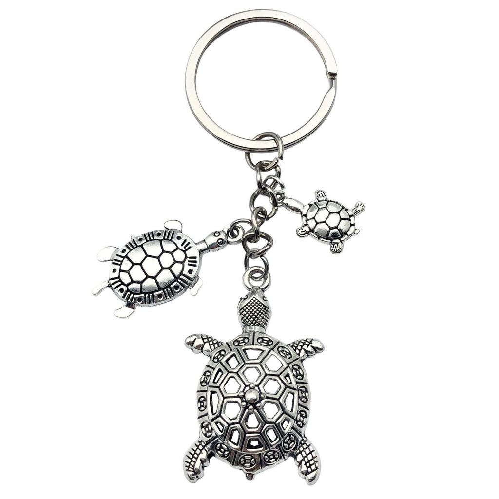 Creative Alloy Seashell and Pearl Keychain Pendant