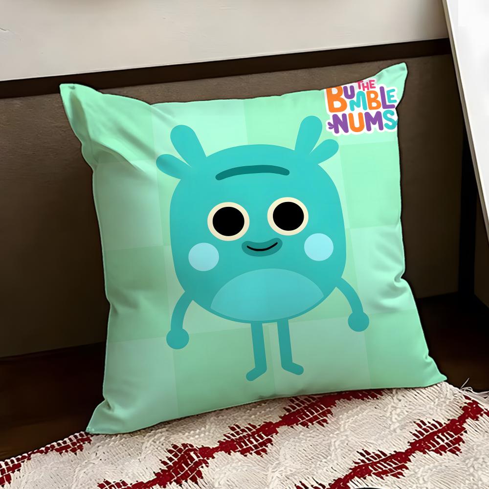 The Bumble anime NNums Cushion Cover Reversible Soft Durable Pillow Cover Home Car MultiScene Use for Daily Comfort
