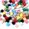 10-100pcs/lot 6/8/10/12/14/16/18/20mm Macaron Color Acrylic Beads Round Loose Beads For DIY Jewelry Making Necklace Bracelet