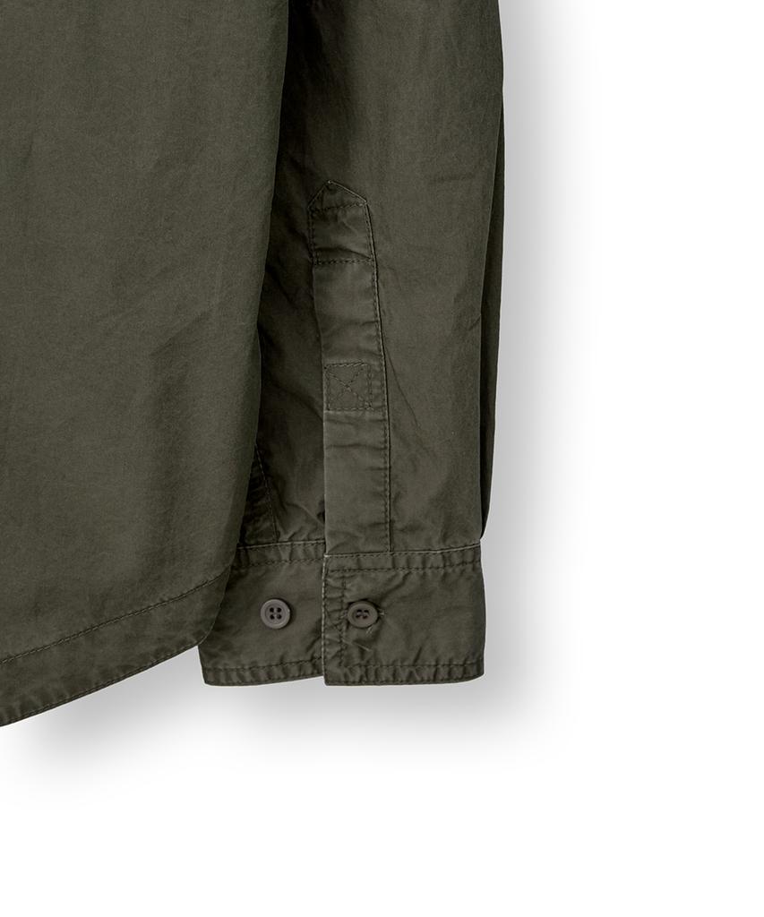 HOOVES Fade Cotton Work Shirt [Khaki]
