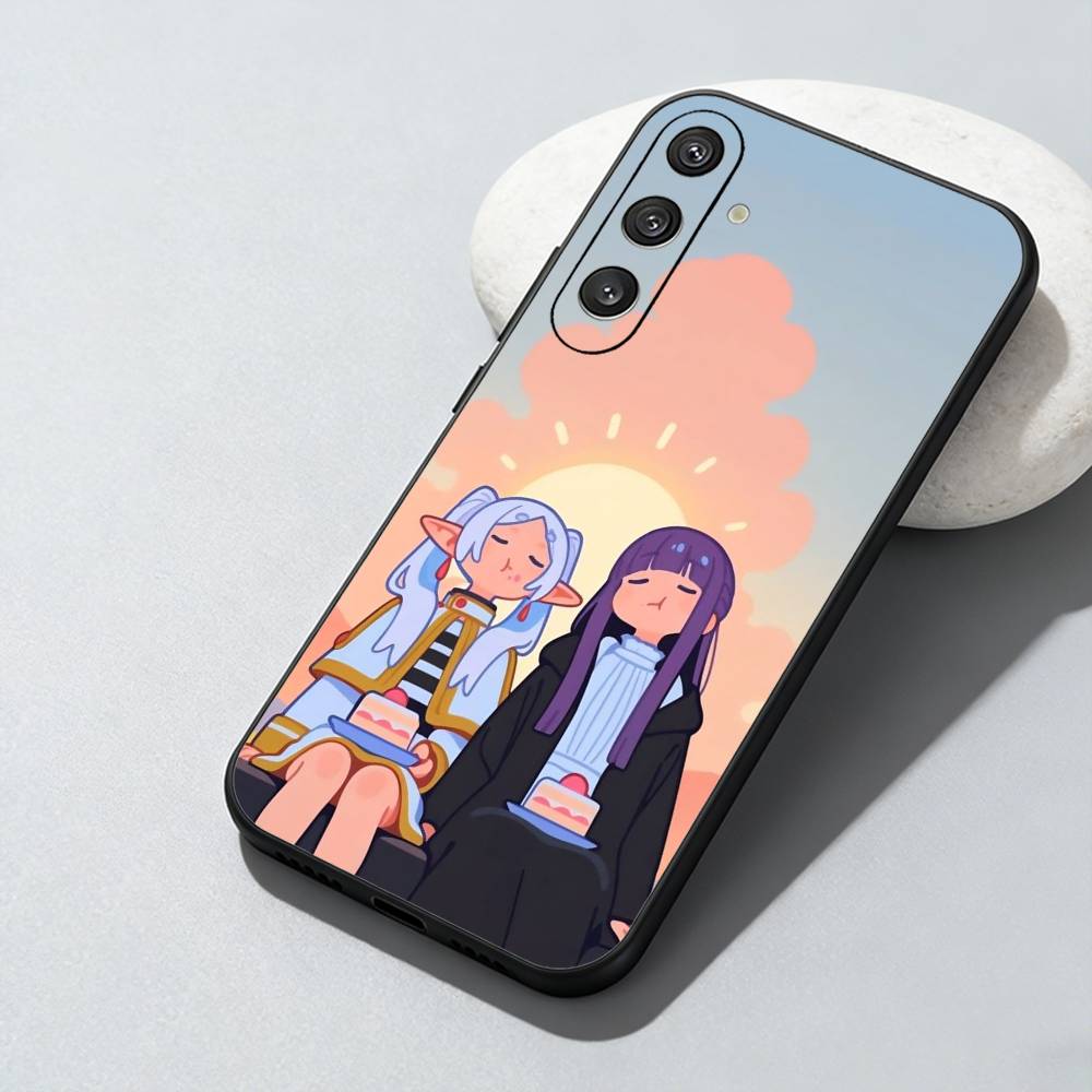 

F-Frieren And F-Ferm Phone Case For Samsung Galaxy A73,A72,A71,A70,A52,A51 Others Soft Black Cover Samsung a50 30s 50s