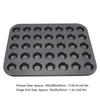 35 Grids Cupcake Baking Tray Carbon Steel Tart Quiche Mold Mini Muffin Pan  Brownie Making