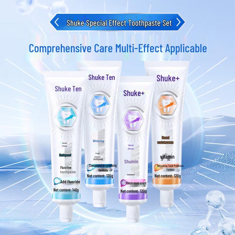 Shuke Professional Gum Care Vitamin Toothpaste 3-Pack