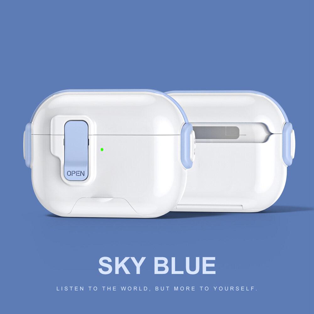 KEYSION Magnetic Automatic Switch Earphone Case for Airpods Pro 3 2 Hidden Phone Stand Shockproof Headphone Cover for AirPods 4