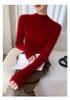 2025 Women's Cashmere Half-High Collar Slimming Sweater