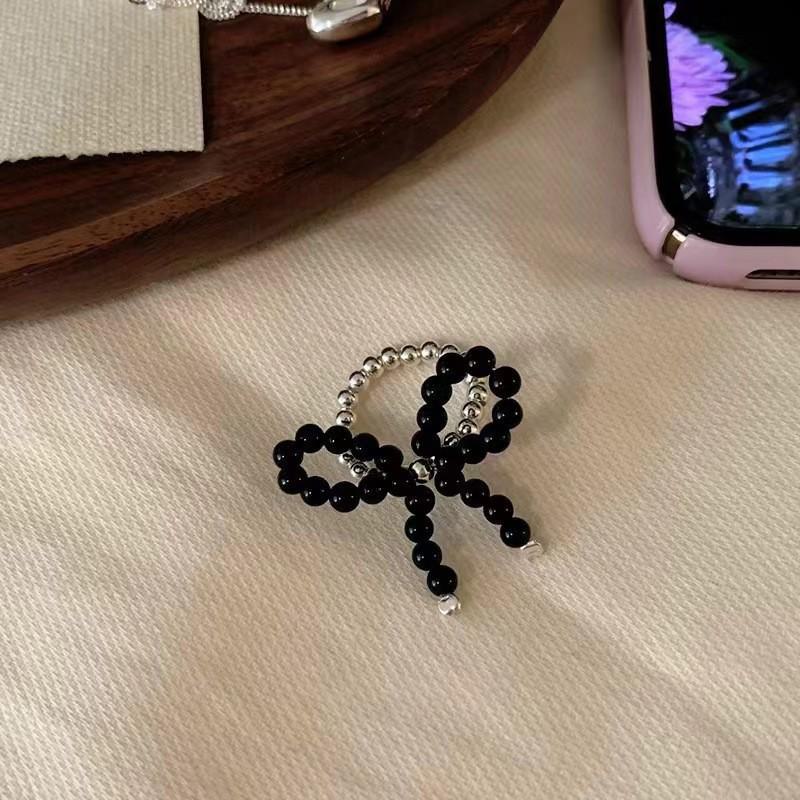 "2025 Trendy koreansk søt design Allsidig pekefingerring for daglig bruk"