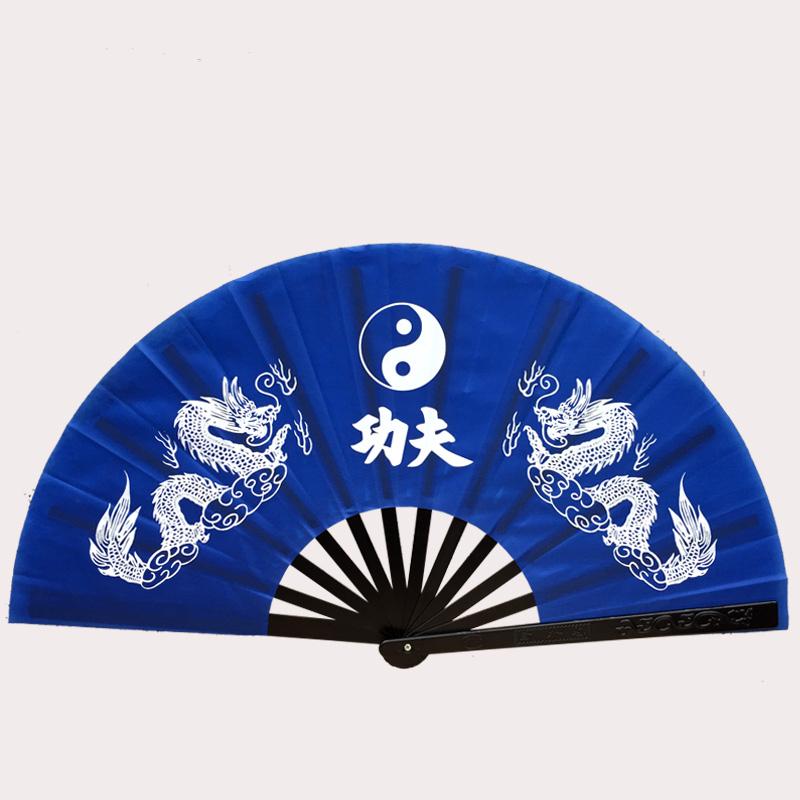 Tai Chi Kung Fu Fan Stainless Steel Alloy Fan Rib Morning Exercise Hand Abanico Chinese Martial Arts Performance Prop Ventilador
