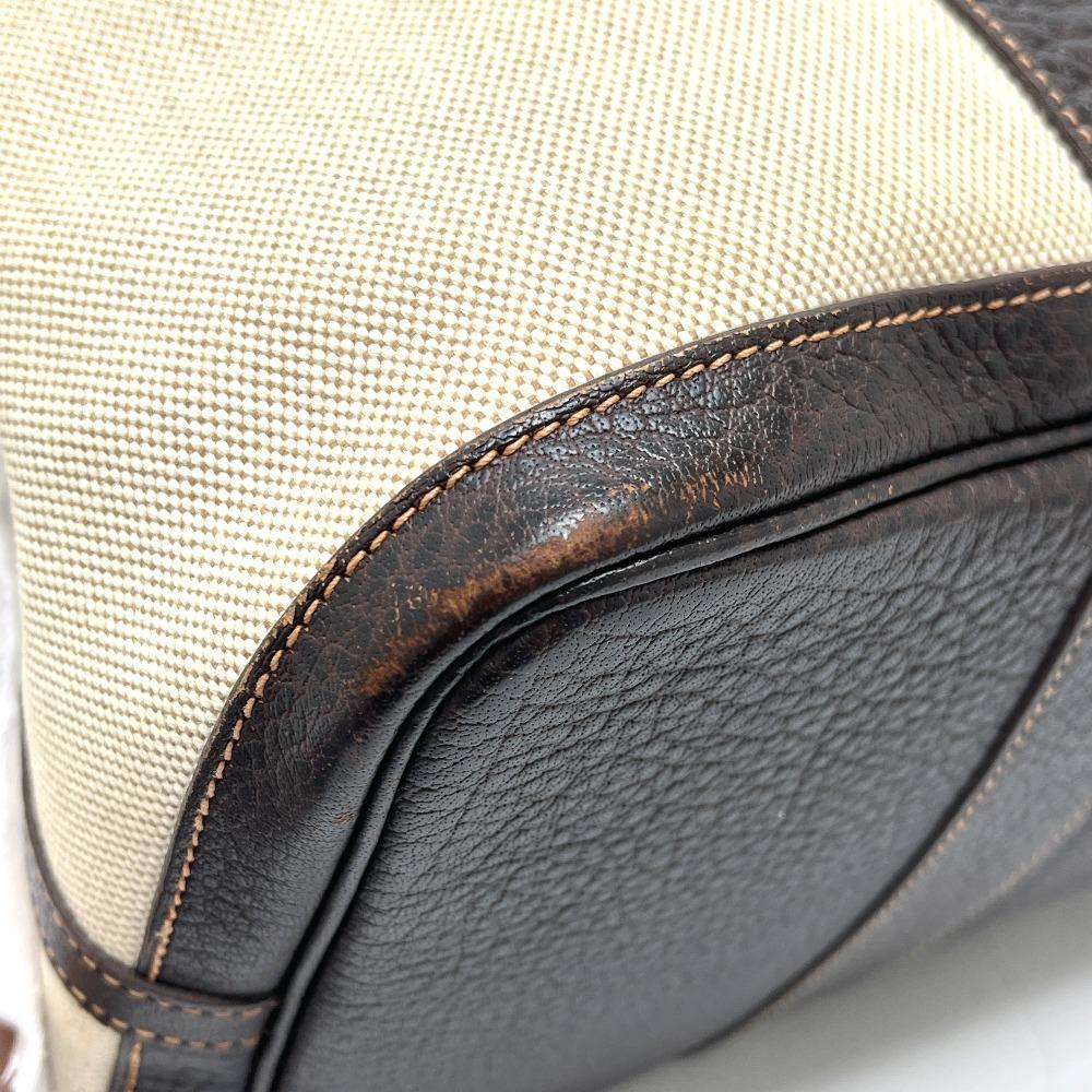 Hermes Garden Party PM Bags Hand Bag Tote Bag Toile H / Leather Beige/Brown