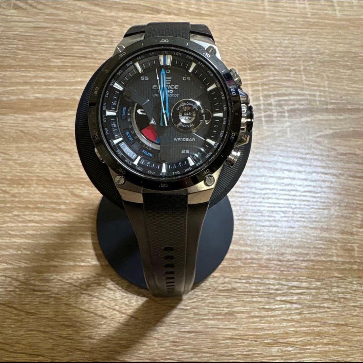 Used CASIO EDIFICE Chronograph Solar Radio Watch