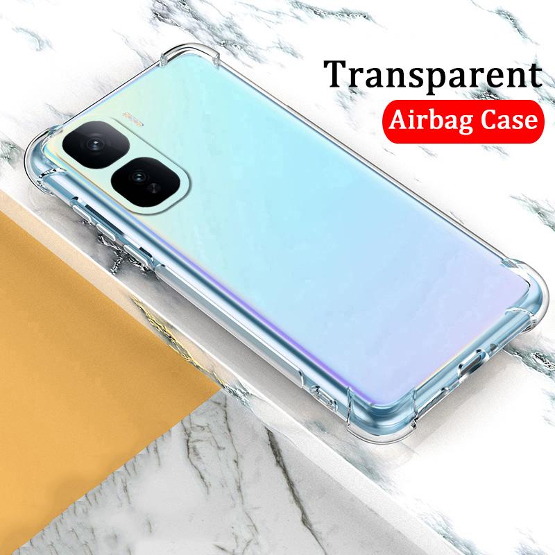 For VIVO IQOO NEO 10 Case Air Protection Silicone Clear Transparent Shockproof Housing for VIVO IQOO NEO 10 Pro Phone Casing