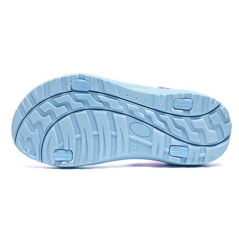 30-38 Children's Plus Size Simple and Fashionable Velcro Casual Sandals Girls' Beach Shoes