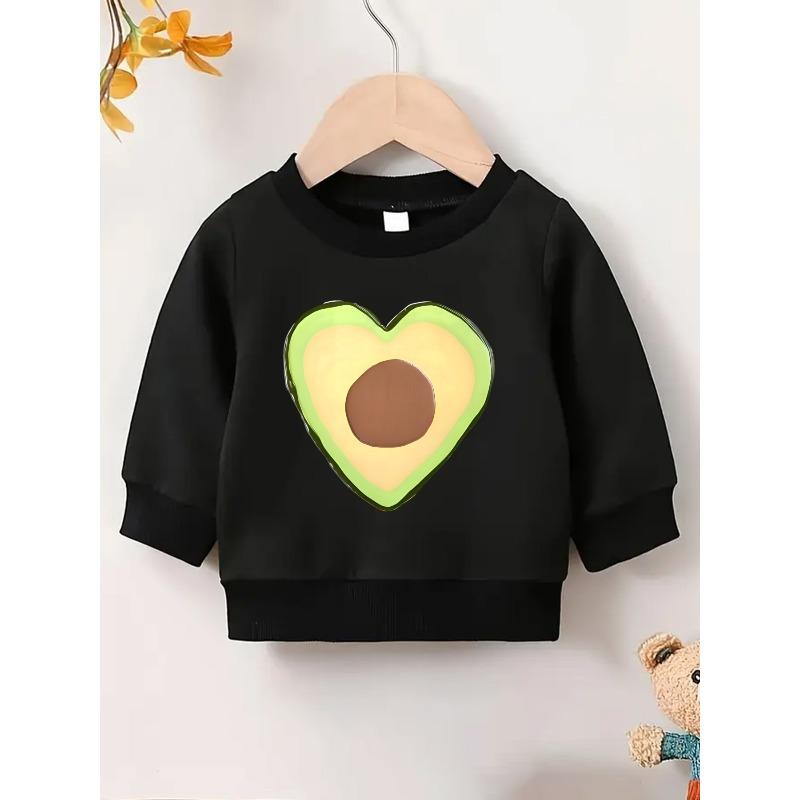 European Sizes Cute and Fun Printed Pattern, Thin and Versatile Comfortable Round Neck Hoodie for 0-3 Year Old Kids In , Suitable for Outdoor Wear