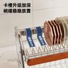 Stainless Steel Kitchen Countertop Rack With Drainage Bowls Plates Chopsticks Modern Minimalist Two Or Three Tier