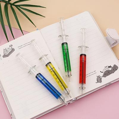 Spritze Nadelform Kugelschreiber Kreativer Nadelstift Büro Schule Schreibwaren Stift