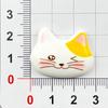 Cartoon Wild Cat Resin Accessories: DIY Hair Clip, Keychain, Phone Case, Magnet, Shoe Buckle Ornament