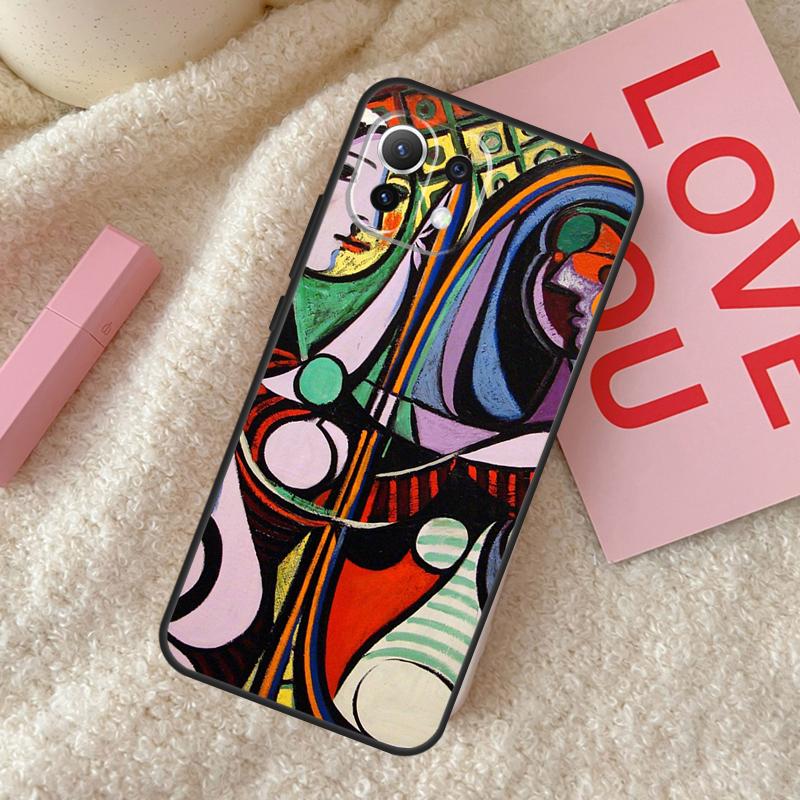 Picasso Abstract Art Painting Case For Xiaomi 14 15 Ultra 15T 14T 13T Pro 17 Pro Max POCO X7 Pro X3 X5 X6 F5 F6 F7 F8 Cover