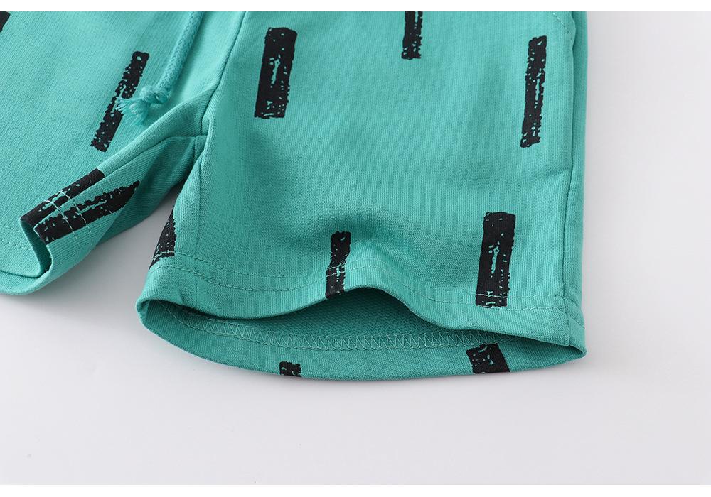 European & American Summer Boys' Cotton Printed Shorts - Casual Children's Clothing