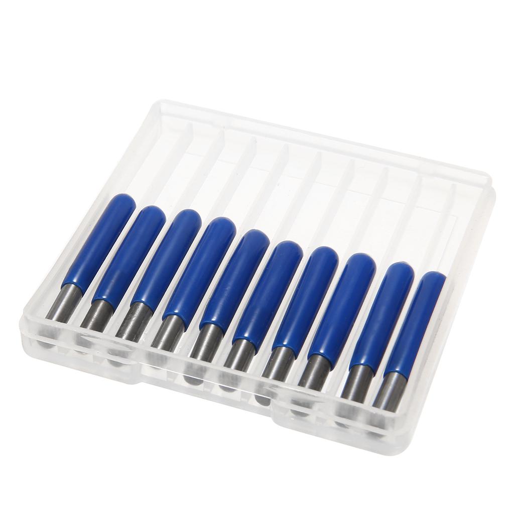 10x 30 Degree 0.1mm 3.175mm Shank Carbide PCB Engraving Bits CNC Router Tool