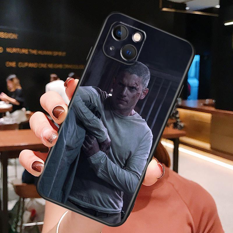 Prison Break TV Show Phone Case For iPhone 16 Pro Max 15 14 12 11 13 Pro Max Plus 12 13 Mini XR 16e Funda Silione Cover