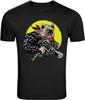 Gangster Bear with Pistol Bandana Cartoon Graphic T-Shirt