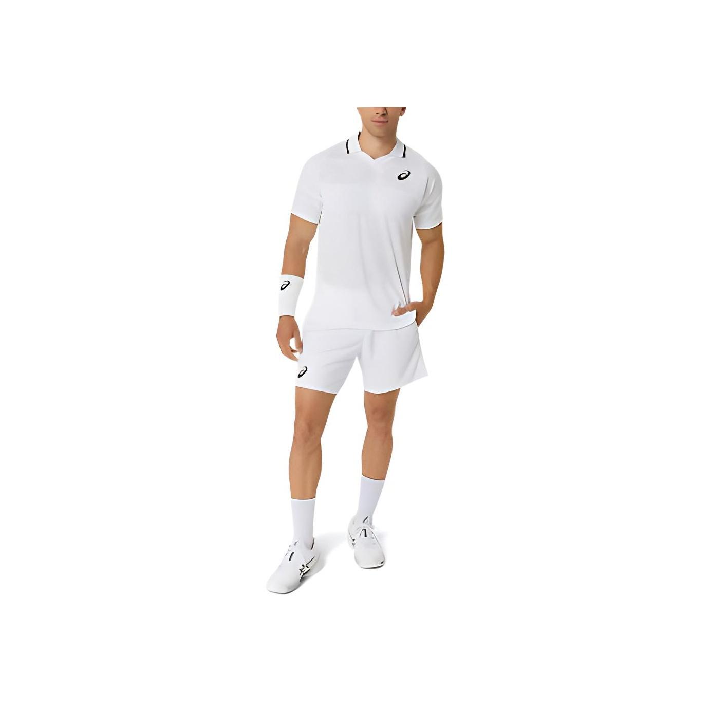 

New Asics Match Actibreeze Polo Shirt Polo Shirt Men s Bright White 2041A283-100 XL