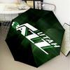 Jazz Basketball Team Umbrella Folding Umbrella, Automatic Umbrella 8-Frame for Travel, Camping Use Gift for Halloween Christmas