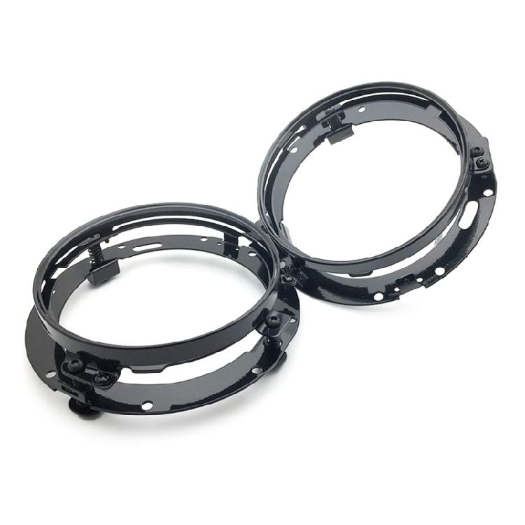 Round Headlight Rings Motorcycle Mounting Bracket Replacement Simple Install