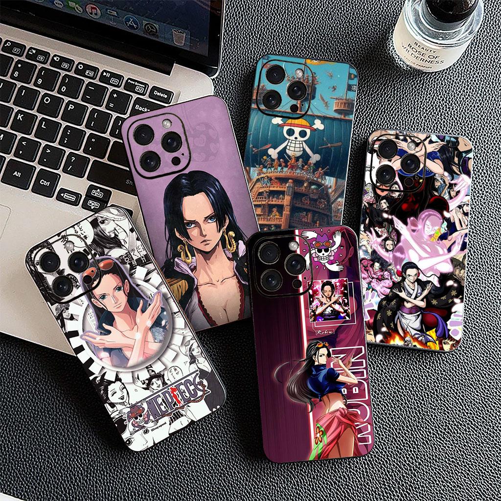 Cover for Apple iPhone 17 16 Plus 13 12 Pro Max Mini X XR ProMax 16E 15+ 16Plus Air Phone Case Nico Robin Zoro One Pieces Luffy