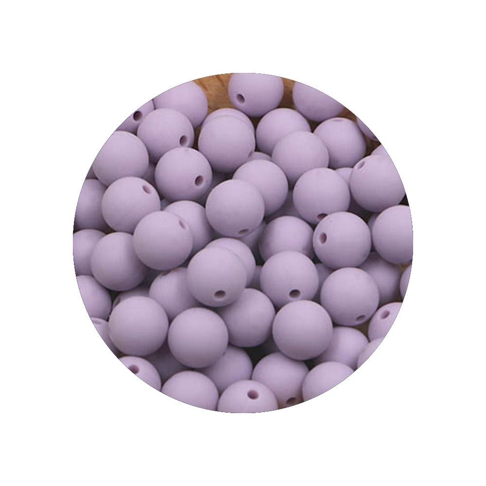 Kovict 9MM 40-80Pcs Round Silicone Bead 9MM Food Grade For Jewelry Making DIY Bracelet Pacifier Chain Accessories