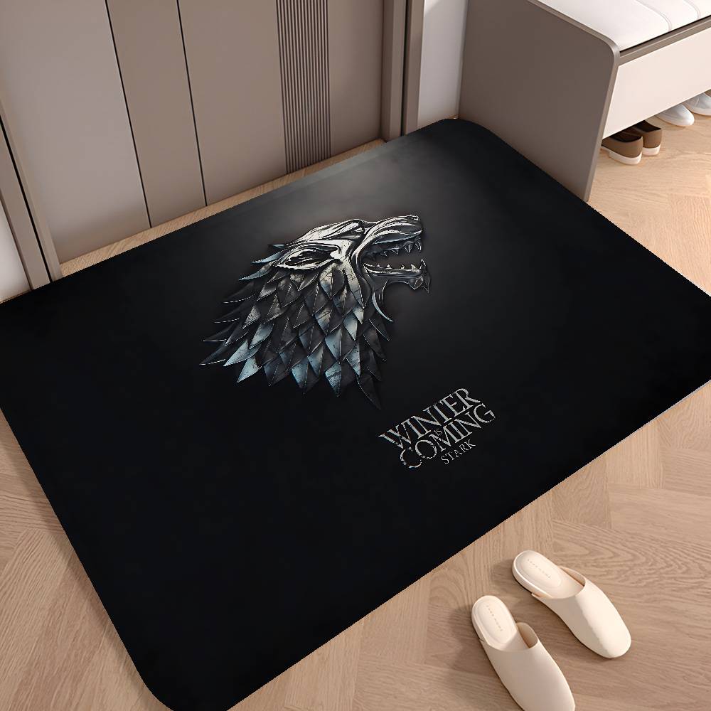 Popular TV Series G-Game Of T-Thrones Room Mats Anti-slip Absorb Water Long Strip Cushion Bedroon Mat Household Carpets