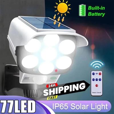 Zonne-simulatie Bewakingscamera Huislamp Buiten Waterdichte Sensorlamp Nepcamera Anti-diefstalapparaat Automatische Nacht