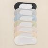 1 Pair Summer No Show Socks for Women, Thin Breathable Cotton Ice Silk Liner Socks, Non-Slip Low Cut Hidden Socks for Flats, Comfortable Invisible