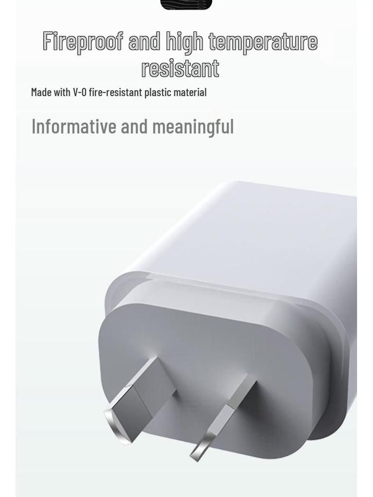 SAA Certified PD20W+QC3.0 Dual Port Charger for Australia and New Zealand