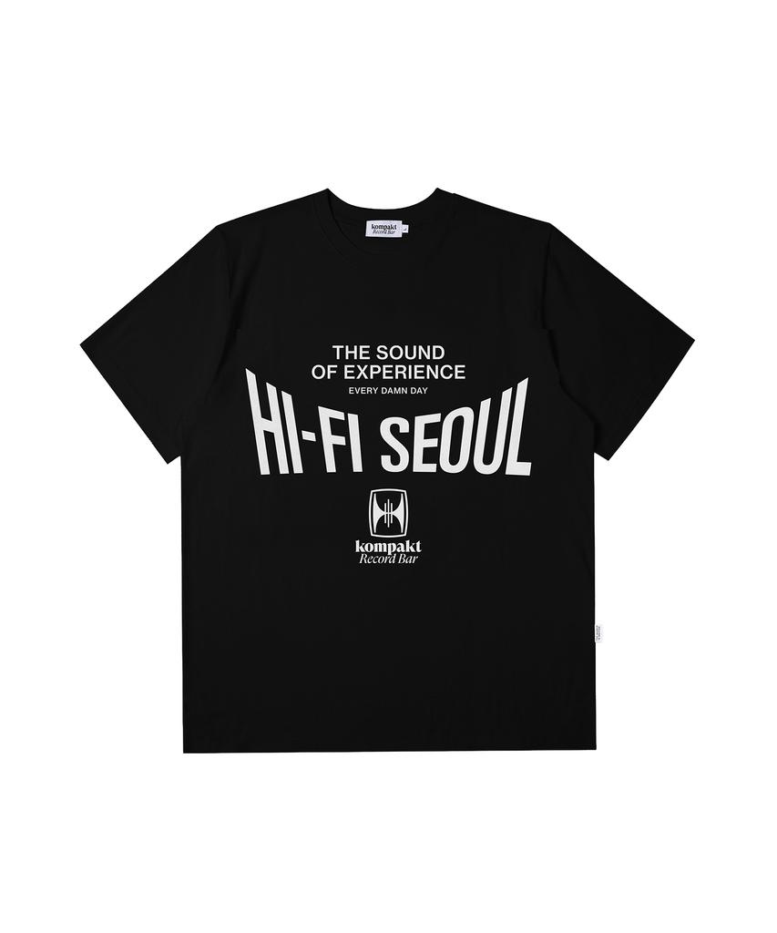 Kompaegteulekodeuba 2026 Hi-Fi Seoul T-Shirt - Black