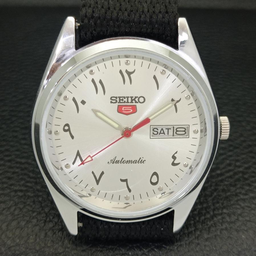 RENOVOVANÉ VINTAGE SEIKO 5 AUTOMATIC 6309A JAPONSKÉ PÁNSKÉ ARABICKÉ HODINKY a318850-9