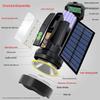Rechargeable Solar LED Flashlight: High Power, Long Range, Waterproof, with Side Light & Remote Control.