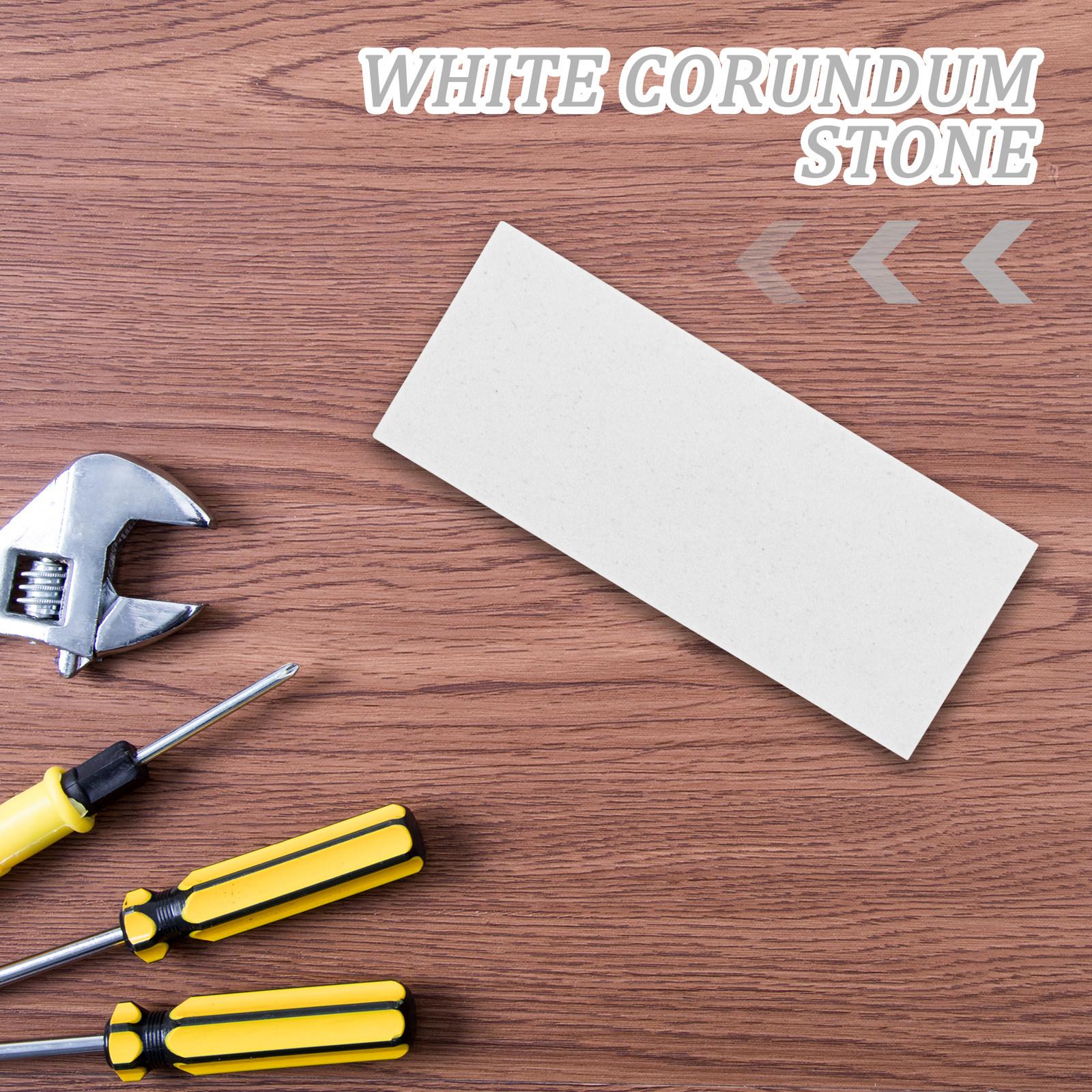 White Corundum Flattening Stone Block Double Sided Smooth Surface High Wear Resistance Sharpening Stone Repair other