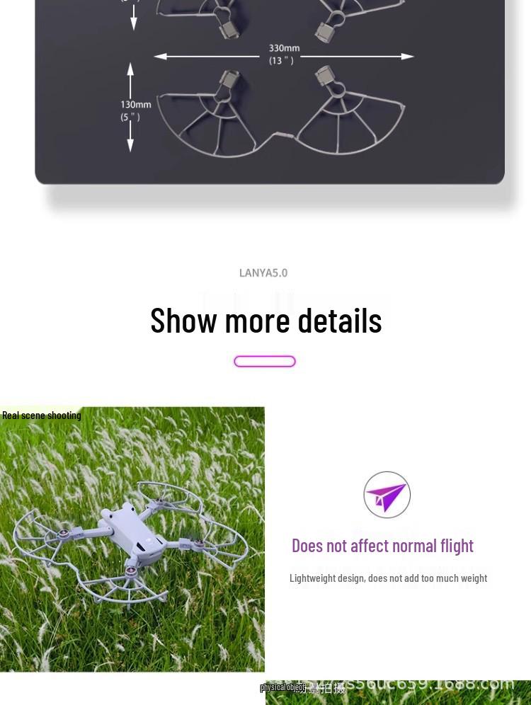 DJI Mini 3/Pro Propeller Guards & Landing Gear Kit