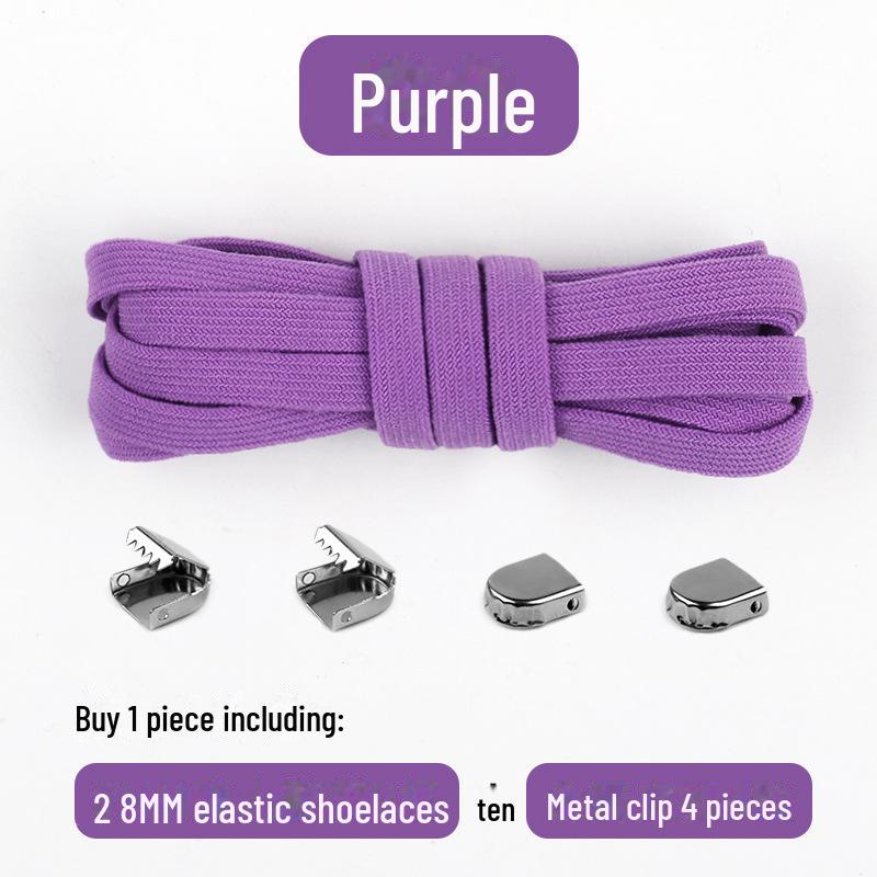 Czarno-białe elastyczne sznurowadła bez wiązania dla dorosłych i dzieci – idealne do butów sportowych