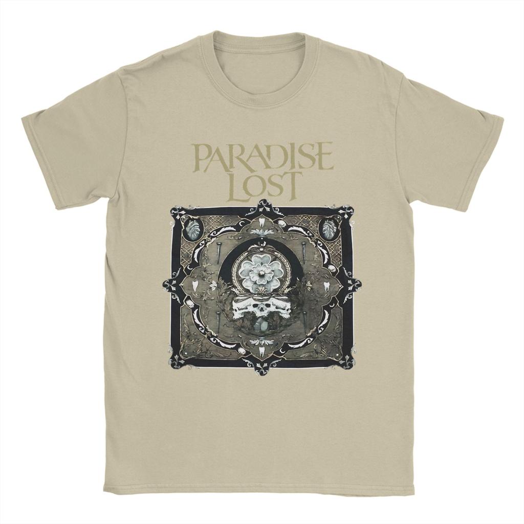 T-shirt Band Paradise Lost T-shirt da Spiaggia Hipster Unisex Cotone Puro Girocollo Taglie Forti Manica Corta Vintage