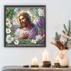 5D DIY Partial Special Shaped Drill Diamond Painting Kit Mary & Jesus Decoration