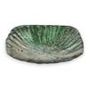 Sashimi Plate Bowl Plate Glass Plate Oval Plate Medium Green Gold 14cm Sairan J-kitchens