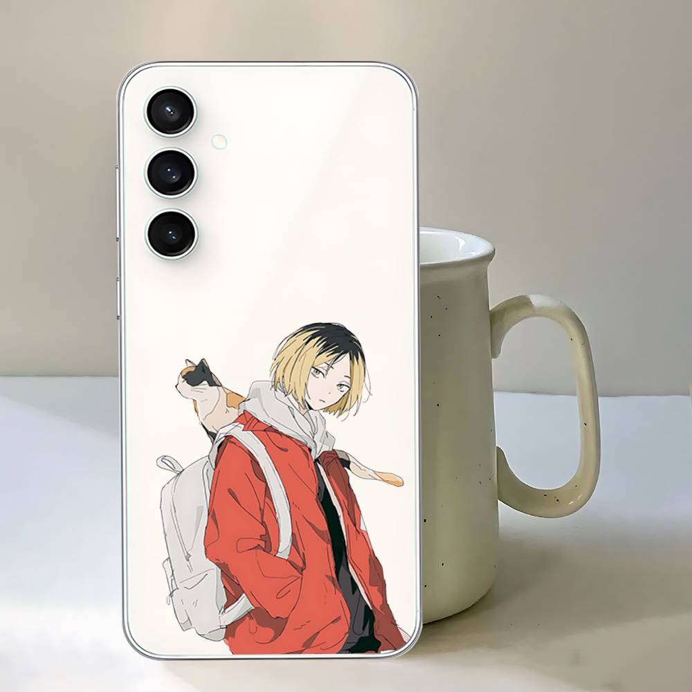 Cool K-Kozume Kenma-S Phone Case For Samsung Galaxy S25 S24 S23 S22 S21 FE Ultra Plus A32 A53 A13 A31 Soft Cover