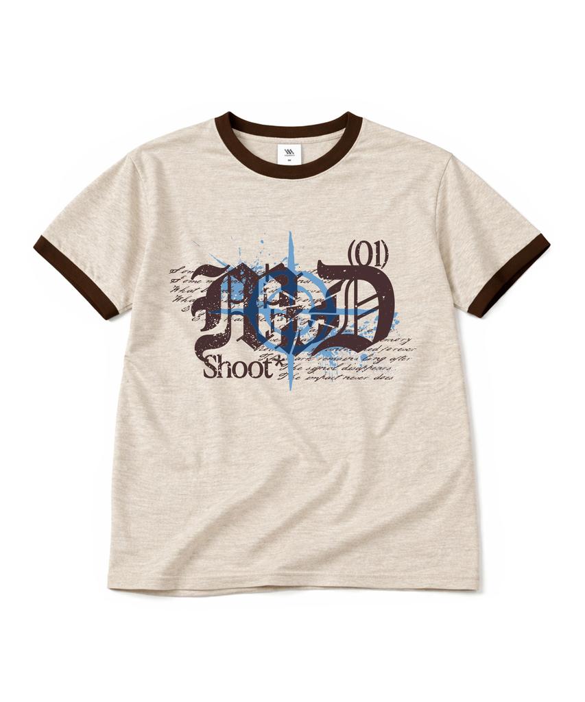 MILLION DAY Shot Code Ringer Short Sleeve T-Shirt