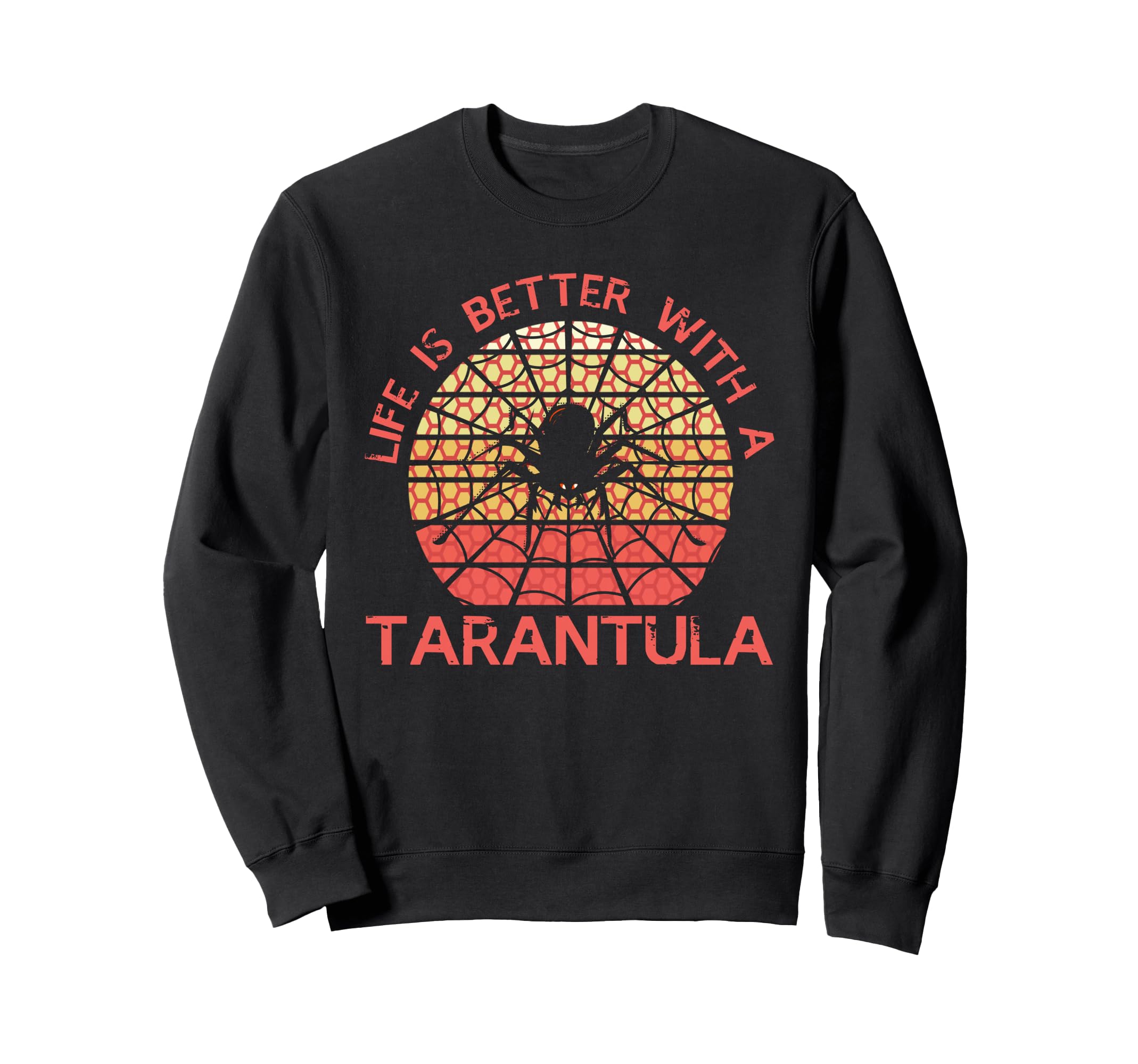 

Life Better With Tarantula Spider Fan Arachnid Sweatshirt чёрный