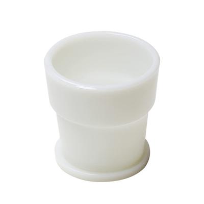 Ideaco Glazen Bloempot Nr. 4 Diameter 14cm Witte Melkglas Plantenpot 4