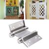 Stainless Steel Two-Way Free Door Hinge Cowboy Door Fence Dedicated Hinge 4 Inches Double Open Spring Hinges