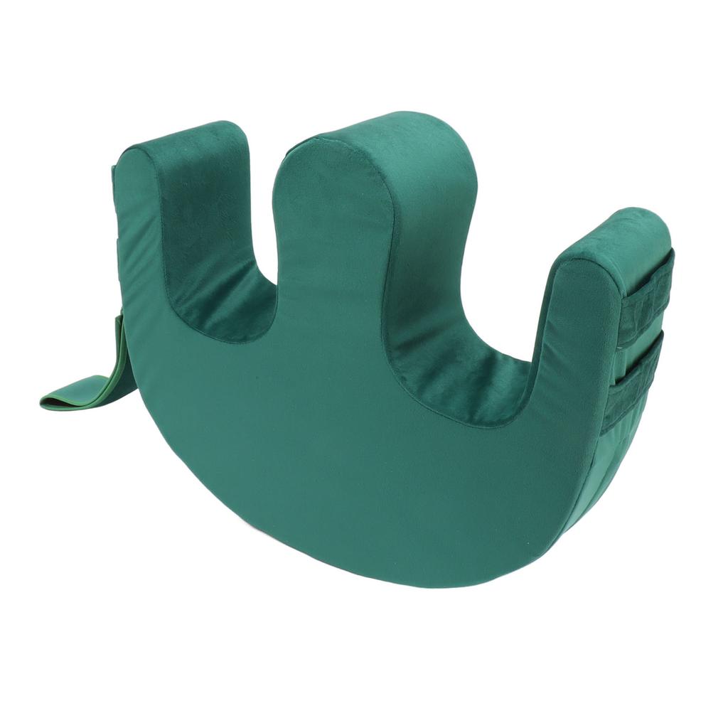 Bedridden Patient Turning Device Multi Functional U Shaped Turnover Pad with Bandaged Flannelette Comfortable Patient